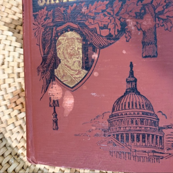 1893 Vintage Red Hardcover Tabletop Book - Picture 3 of 14